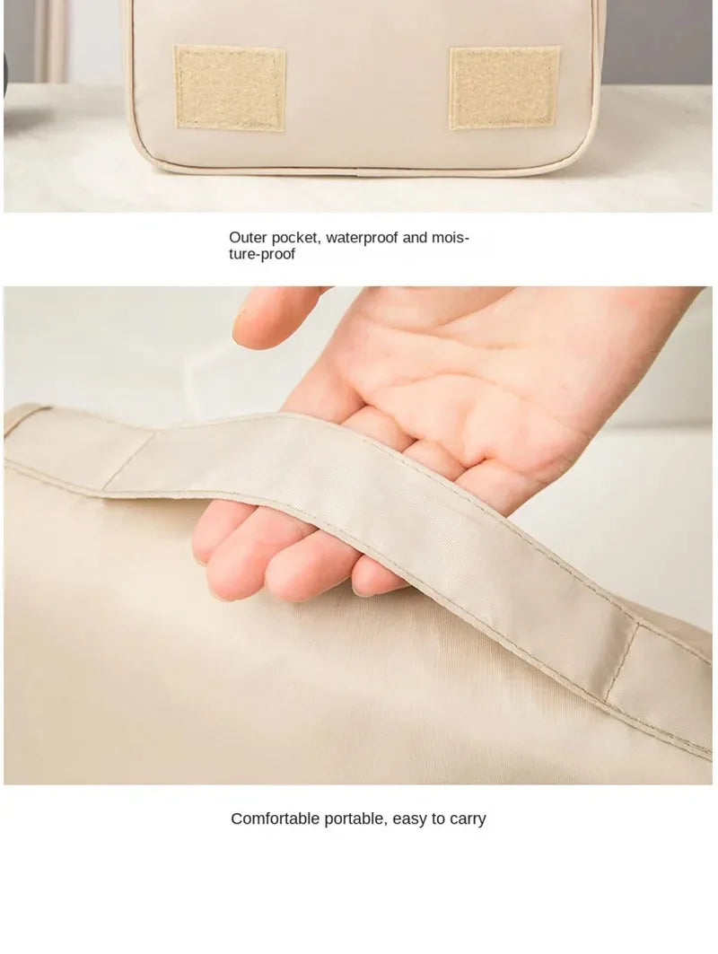 High Quality Travel Makeup Bag Waterproof Toiletries Organizer  Women Neceser Bathroom Hook Wash Pouch Hook Makeup Storage Bag