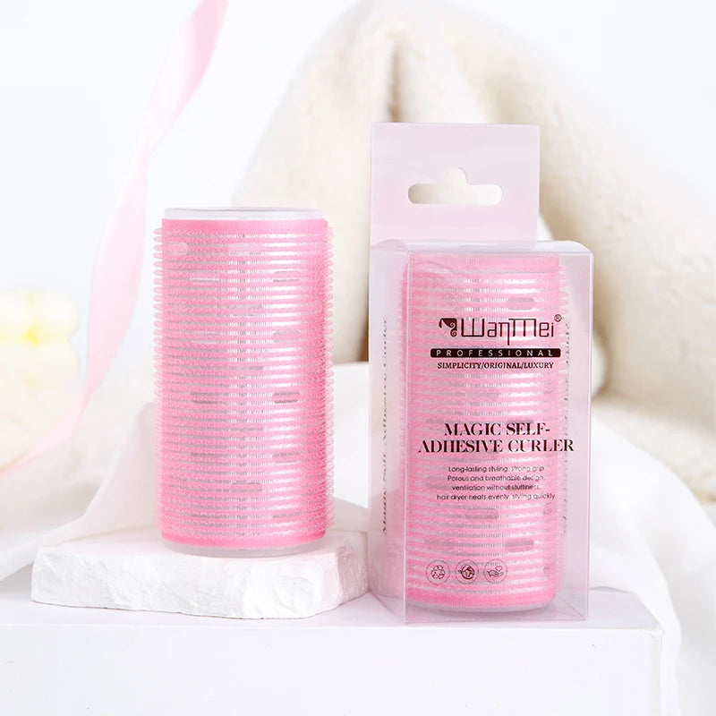 No-Heat Self-Adhesive Hair Curlers