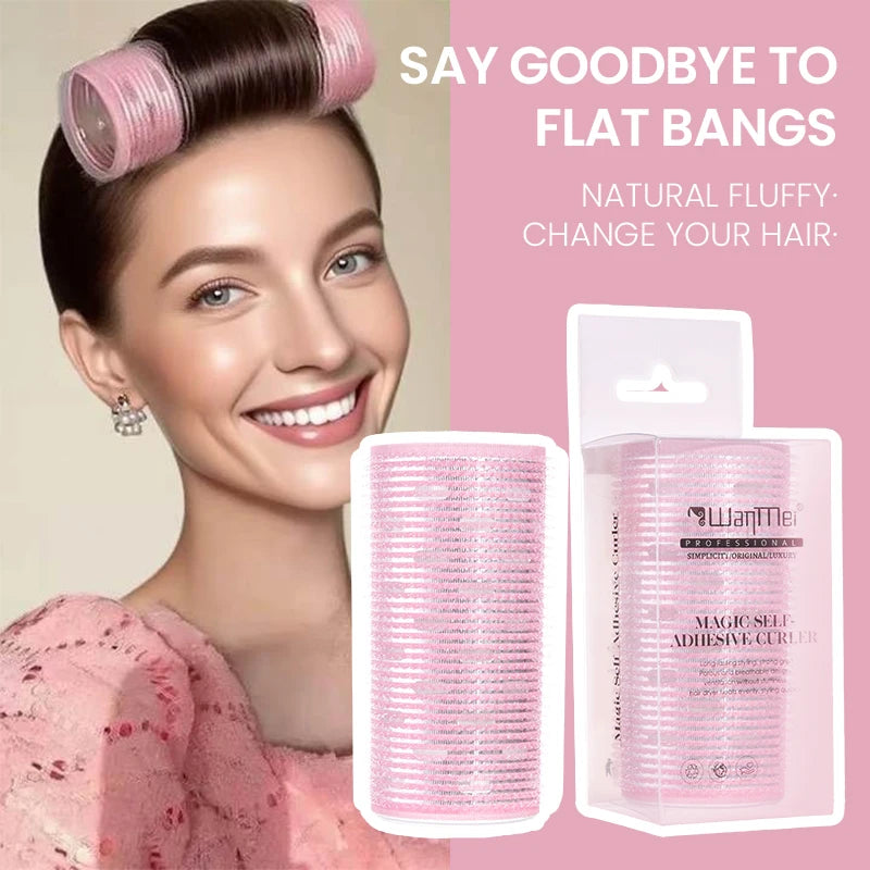 No-Heat Self-Adhesive Hair Curlers